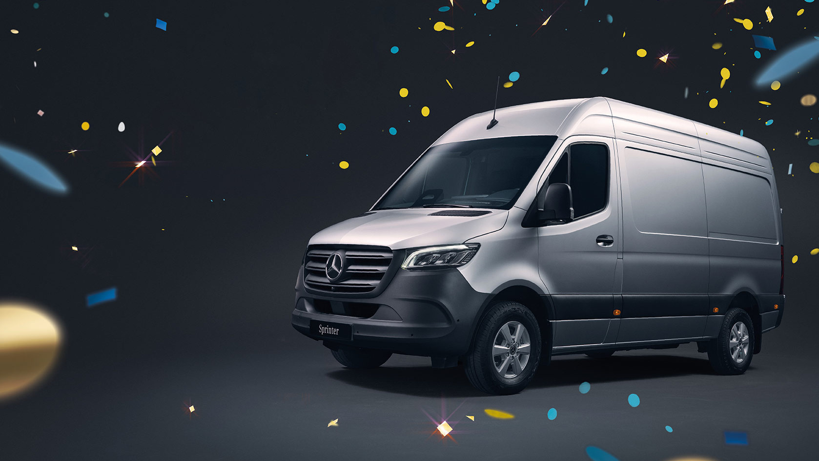 Sprinter von der Seite
