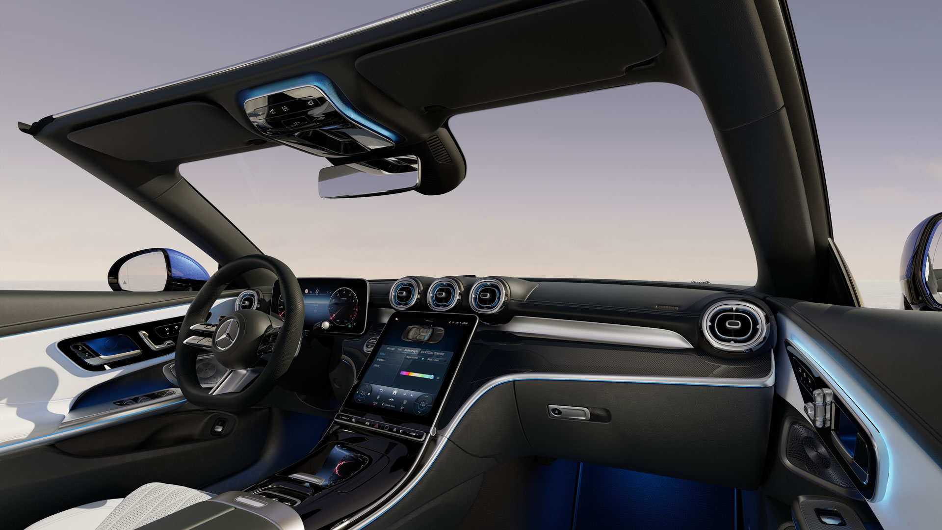 Luxus Innenraum im Mercedes-Benz CLE
