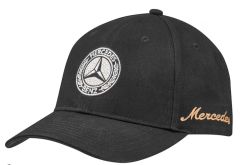 Mercedes-Benz Cap schwarz Damen mit Mercedes Schriftzug