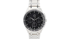Mercedes-Benz Armbanduhr Chronograph Herren Business Solar Edelstahl 42 mm