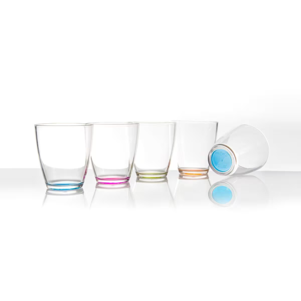 Trinkglas Glas Tahiti Brunner 200ml 4er Set Caravan Camping Wohnmobil Wohnwagen