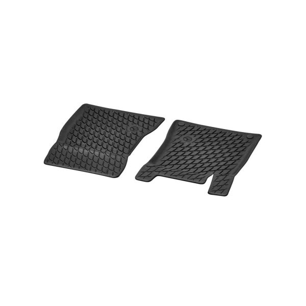 ALLWETTERMATTE GUMMI FUSSMATTE A KLASSE B KLASSE CLA GLA GLB SCHWARZ 2-TEILIG 