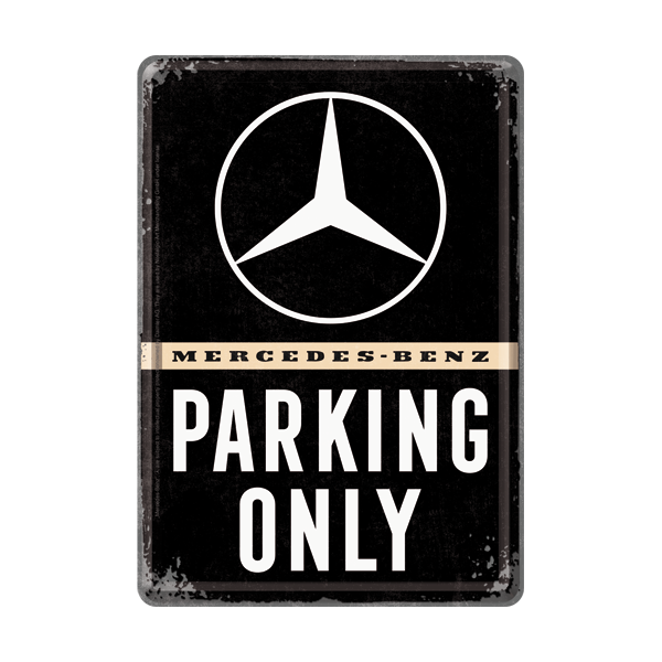 Mercedes Benz Blechpostkarte Classic Karte 