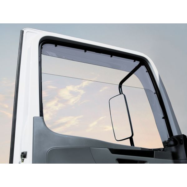 Seitenfenster Windabweiser Mercedes Benz LKW Atego Axor Fahrer / Beifahrer Set getönt