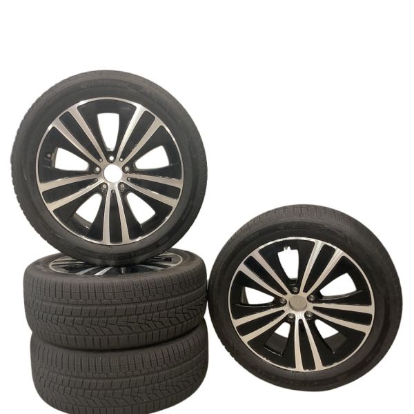 gebrauchte 19 zoll alu eqe 295 winterkompletträder schwarz glanzgedreht 255 45 r19 104v xl a2954011200 7x23 8,5jx19 et47,5 hankook winter i cept evo 2 moe 
