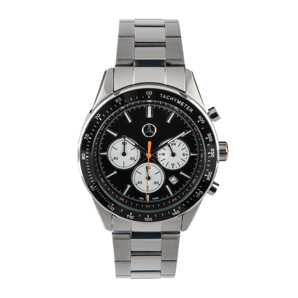 Mercedes Benz Trucks Chronograph Armbanduhr Actros Edelstahl mit Seiko Uhrwerk