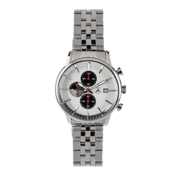 Mercedes Benz Trucks Chronograph Armbanduhr Classic Edelstahl mit Seiko Uhrwerk